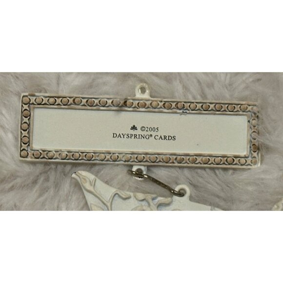 2005 DaySpring Christmas Celebration Collection White Dove Christmas Ornament - Picture 5 of 9